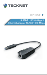 UL688G USB3.0 Gigabit Ethernet Adapter 10/100/1000