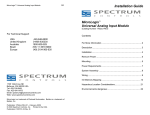 Installation Guide - Spectrum Controls, Inc.