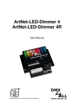 ArtNet-LED-Dimmer 4 ArtNet-LED-Dimmer 4R