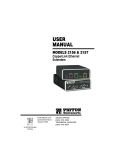 Models 2156 & 2157 CopperLink Ethernet Extenders User Manual