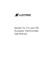 LUXTRON 710, 712, 790 Users