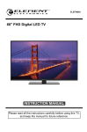 INSTRUCTION MANUAL 60" FHD Digital LED TV