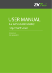 3.5 inches Color TFT Serials User Manual (Standard