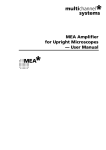 MEA Amplifier for Upright Microscopes