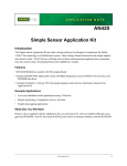 AN420 - Simple Sensor Application Kit