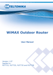 WiMAX Outdoor Router