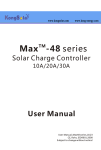 Max48 series Solar Controller User Manual