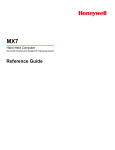 MX7 Reference Guide - Honeywell Scanning and Mobility