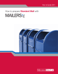 How to prepare Standard Mail with