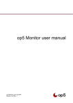 op5 Monitor user manual