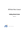 RTI Real-Time Connect Getting Started Guide