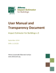 User Manual and Transparency Document