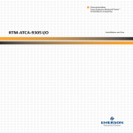 RTM-ATCA-9305 I/O - Artesyn Embedded Technologies