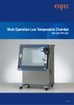 Work Operation Low Temperature Chamber