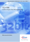 Addendum to TC1766 User`s Manual V2.0