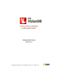 INM VizionDB Editor User Manual