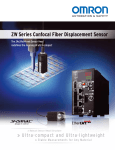 Omron ZW Series Confocal Fiber Displacement Sensor