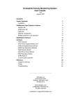 Drosophila Activity Monitoring System User`s Guide