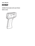 User`s Manual InfraRed Thermometer with Laser Pointer