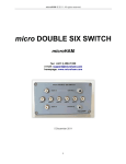 micro DOUBLE SIX SWITCH