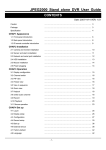 JPEG2000 Stand alone DVR User Guide