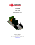 User Manual 270-418-01 System Monitor Board