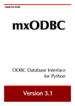 mxODBC - Python ODBC Database Interface