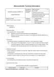 8-Bit Microcontroller UPD78F0714 Usage Restrictions