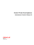 Oracle® Private Cloud Appliance