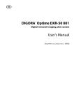 DIGORA® Optime DXR-50 001 User`s Manual