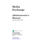 MX Administrator`s Manual - NuSound Technology Group