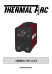 THERMAL ARC 155 SE - Victor Technologies
