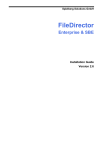 FileDirector Installation Guide