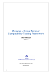 iBrowse – Cross Browser Compatibility Testing Framework User