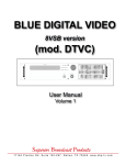 BLUE DIGITAL VIDEO (mod. DTVC)