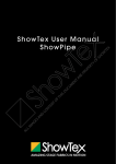 ShowTex User Manual ShowPipe