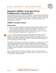 Stellaris LM3S811 Evaluation Kit Quickstart for