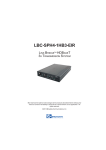 SP4-1HB3-EIR User Manual.pmd - Broadata Communications, Inc.
