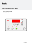 CONTROL CENTRE: User and installation manual Smart