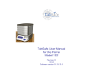 TabSafe User Manual for the Home Model 102