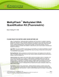 MethylFlash ™ Methylated DNA Quantification Kit