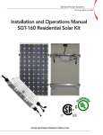 Installation and Operations Manual SGT