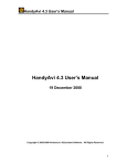 HandyAvi 4.3 User`s Manual