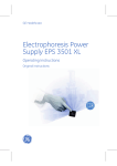 Electrophoresis Power Supply EPS 3501 XL