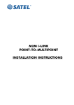 M2M i-LINK POINT-TO-MULTIPOINT INSTALLATION INSTRUCTIONS