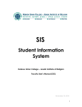 SIS Student Information System - Hebrew Union College