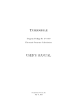 Turbomole USER`S MANUAL