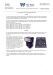 1 User manual for the 3-D macro lens model 2002 General
