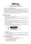 LZ500 Green Laser User Manual Safety Information