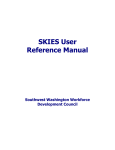 SKIES Reference Manual - Southwest Washington Workforce